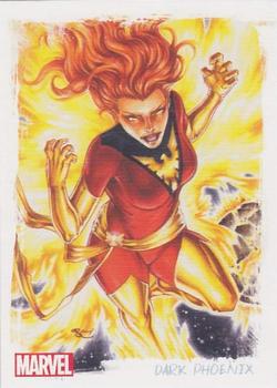 2014 Rittenhouse Marvel: Dangerous Divas 2 - Marvel Originals Artifex #10 Dark Phoenix: Destroyer Front