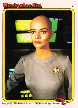 1979 Topps Manor Star Trek: The Motion Picture #9 Navigator Ilia Front