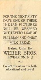 1927 Weber Bros. Indian Chiefs (D46) #NNO Man and Chief Back