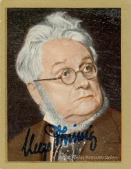 1933 Garbaty Buhnenstars und Ihre Autogramme #68 Hugo Thimig Front