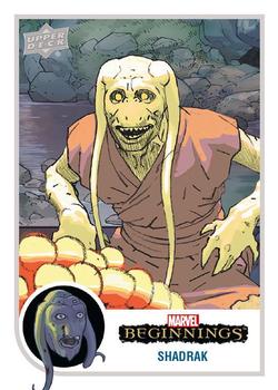 2022 Upper Deck Marvel Beginnings Volume 2, Series 1 #167 Shadrak Front