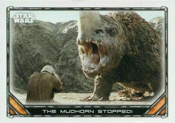 2021 Topps Star Wars: The Mandalorian Season 1 and 2 European Edition #20 The Mudhorn Stopped! Front