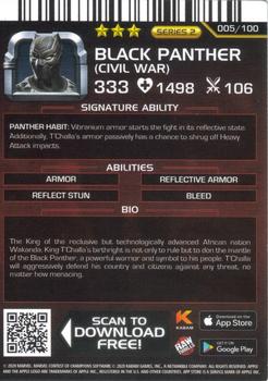 2020 Contest of Champions Series 2 #005 Black Panther Back