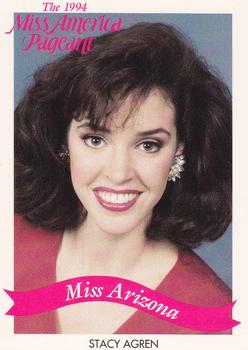 1994 Miss America Pageant Contestants #3 Stacy Agren Front