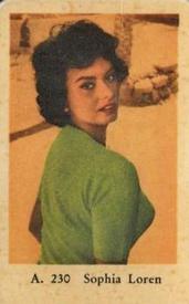 1959 Dutch Gum A Series (A Serif) #A.230 Sophia Loren Front