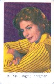 1959 Dutch Gum A Series (A Serif) #A.234 Ingrid Bergman Front