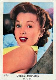 1955 Dutch Gum Set 8 (Numbered) #470 Debbie Reynolds Front
