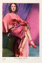 1955 Dutch Gum Set 8 (Numbered) #536 Dorothy Hart Front
