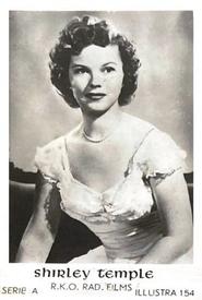 1950 Illustra Dutch Serie A #154 Shirley Temple Front