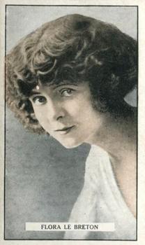 1926 Gallaher Cinema Stars #85 Flora Le Breton Front