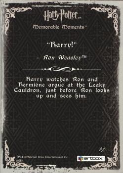 2009 Artbox Harry Potter Memorable Moments Series 2 #29 Harry Back