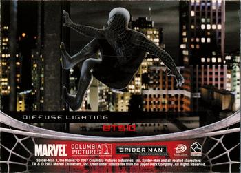 2008 Rittenhouse Spider-Man 3 Expansion #BTS10 CG Enviornment / Diffuse Lighting Back