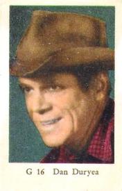 1964 Dutch Gum G Set #16 Dan Duryea Front