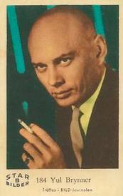 1962 Dutch Gum Star Bilder B #184 Yul Brynner Front