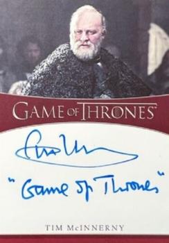 2021 Rittenhouse Game of Thrones Iron Anniversary Series 2 - Inscription Autographs #NNO Tim McInnerny Front
