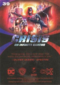 2022 Cryptozoic CZX Crisis on Infinite Earths - Silver #39 An End and a Beginning Back