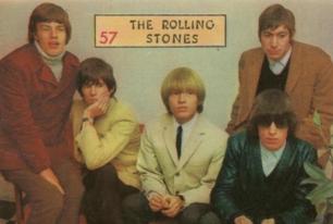 1968 Panini Cantanti #57 The Rolling Stones Front