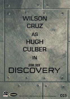 2022 Rittenhouse Star Trek: Discovery Season Three - Characters #CC5 Hugh Culber Back