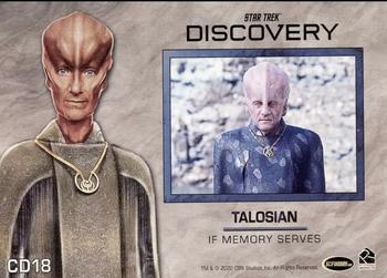 2022 Rittenhouse Star Trek: Discovery Season Three - Costume Designs #CD18 Talosian Back