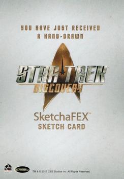 2022 Rittenhouse Star Trek: Discovery Season Three - Sketches #NNO Javier Gonzalez Back