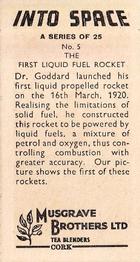 1961 Musgrave Brothers Into Space #5 The First Liquid Fuel Rocket Back