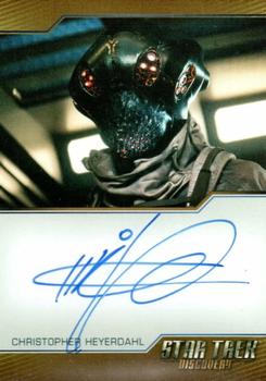 2022 Rittenhouse Star Trek: Discovery Season Three - Autographs (Brown Border Design) #NNO Christopher Heyerdahl Front