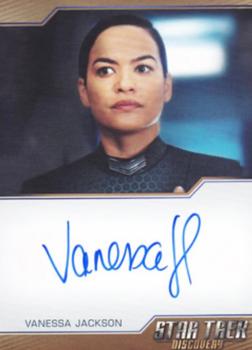 2022 Rittenhouse Star Trek: Discovery Season Three - Autographs (Brown Border Design) #NNO Vanessa Jackson Front