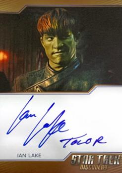 2022 Rittenhouse Star Trek: Discovery Season Three - Autographs (Brown Border Design) #NNO Ian Lake Front
