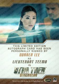 2022 Rittenhouse Star Trek: Discovery Season Three - Autographs (Brown Border Design) #NNO Dorren Lee Back
