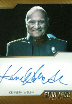 2022 Rittenhouse Star Trek: Discovery Season Three - Autographs (Brown Border Design) #NNO Kenneth Welsh Front