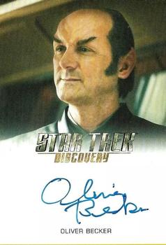 2022 Rittenhouse Star Trek: Discovery Season Three - Autographs (Full Bleed Design) #NNO Oliver Becker Front