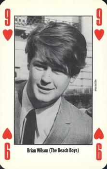 1992 NME Leader of the Pack Playing Cards #9♥️ Brian Wilson (The Beach Boys) Front