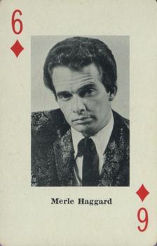 1967 Heather Country Music Playing Cards #6♦️ Merle Haggard Front