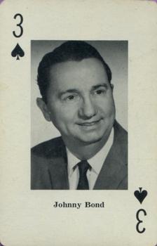 1967 Heather Country Music Playing Cards #3♠️ Johnny Bond Front