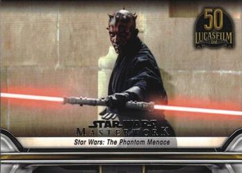 2021 Topps Star Wars Masterwork - Lucasfilm 50th Anniversary #LFA-5 Star Wars: The Phantom Menace Front