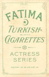 1909-10 American Tobacco Actress Series (T27) #NNO May Buckley Back