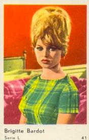 1960 Dutch Gum Serie L #41 Brigitte Bardot Front
