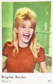 1960 Dutch Gum Serie L #53 Brigitte Bardot Front