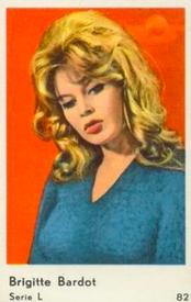 1960 Dutch Gum Serie L #82 Brigitte Bardot Front