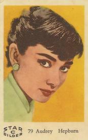 1963 Dutch Gum Star Bilder C #79 Audrey Hepburn Front