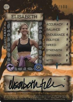 2001 Upper Deck Survivor Australian Outback - Autographs #EF Elisabeth Filarski Front