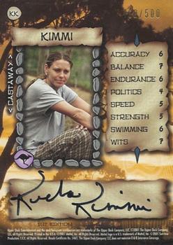 2001 Upper Deck Survivor Australian Outback - Autographs #KK Kimmi Kappenberg Front
