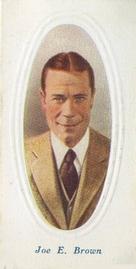 1936 Godfrey Phillips Screen Stars Embossed (Series A) #25 Joe E. Brown Front