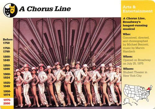 1994-01 Grolier Story of America #24.17 A Chorus Line Front