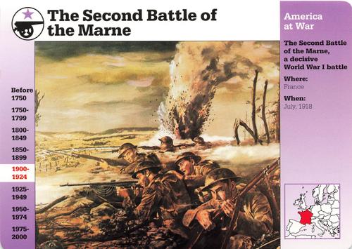 1994-01 Grolier Story of America #26.13 The Second Battle of the Marne Front