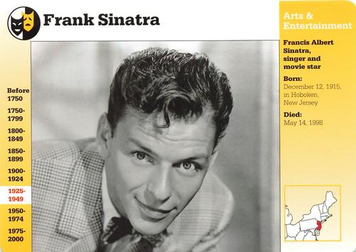 1994-01 Grolier Story of America #27.19 Frank Sinatra Front
