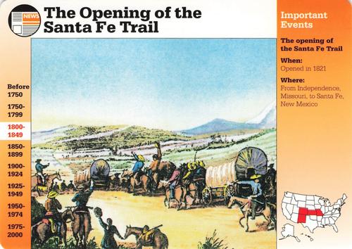 1994-01 Grolier Story of America #28.9 The Opening of the Santa Fe Trail Front