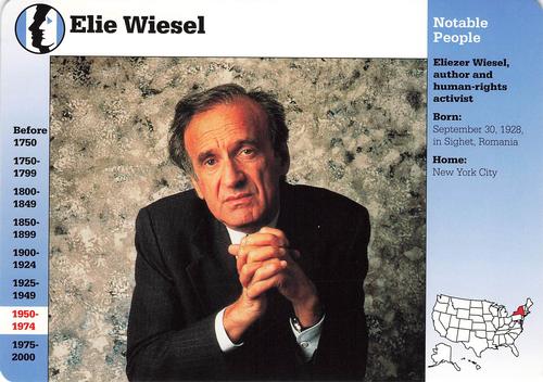 1994-01 Grolier Story of America #51.2 Elie Wiesel Front