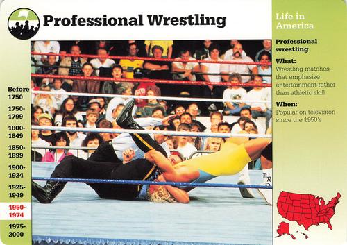 1994-01 Grolier Story of America #67.10 Professional Wrestling Front