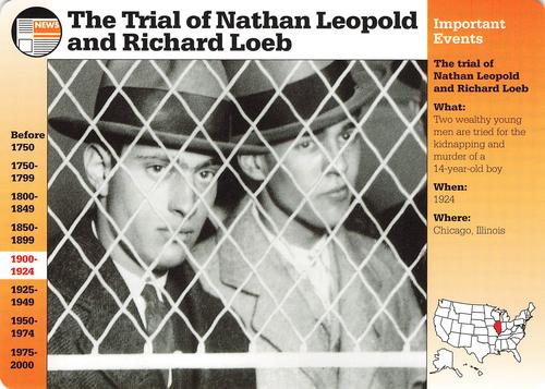 1994-01 Grolier Story of America #75.13 The Trial of Nathan Leopold and Richard Loeb Front